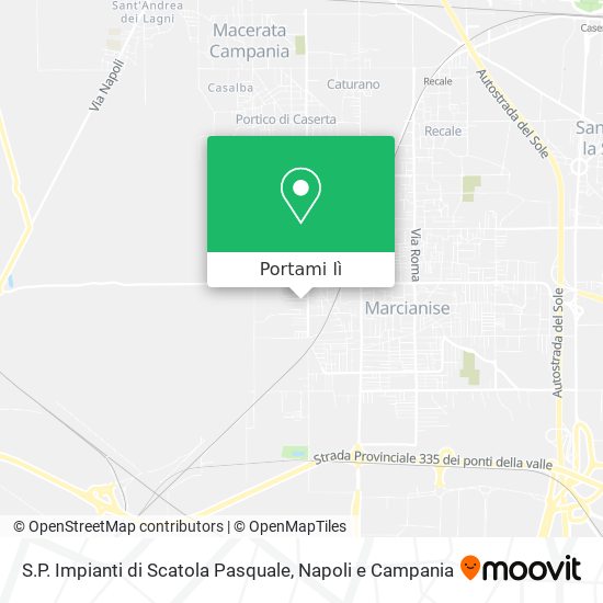 Mappa S.P. Impianti di Scatola Pasquale