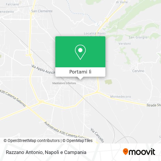 Mappa Razzano Antonio