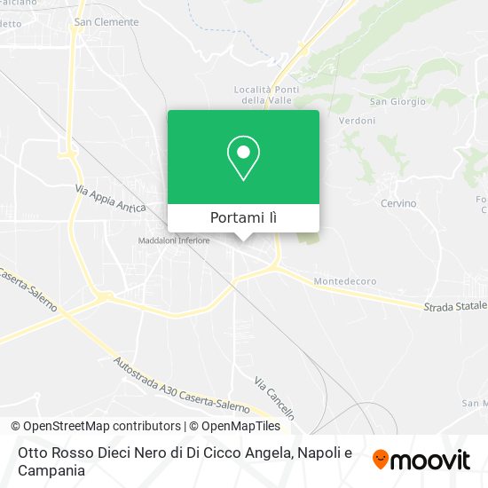 Mappa Otto Rosso Dieci Nero di Di Cicco Angela