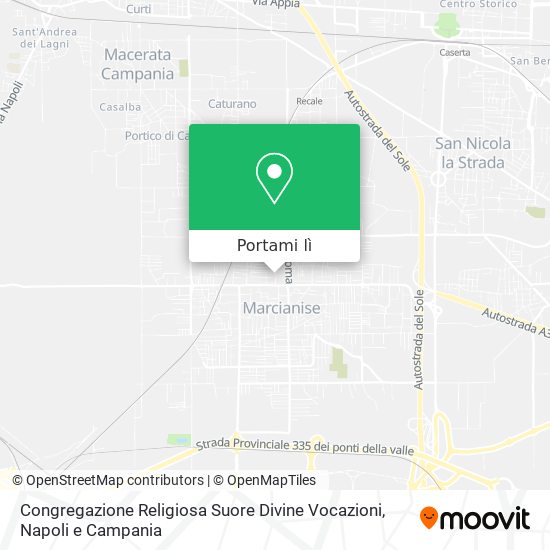 Mappa Congregazione Religiosa Suore Divine Vocazioni