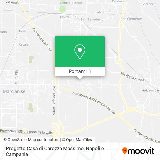 Mappa Progetto Casa di Carozza Massimo