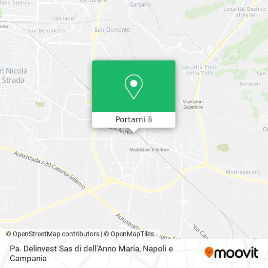 Mappa Pa. Delinvest Sas di dell'Anno Maria