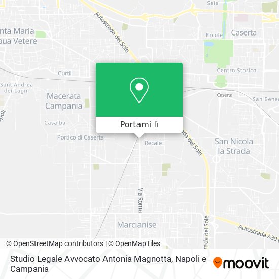Mappa Studio Legale Avvocato Antonia Magnotta