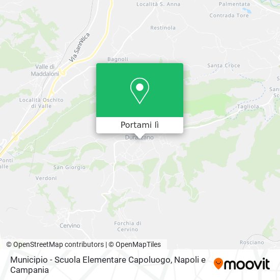 Mappa Municipio - Scuola Elementare Capoluogo