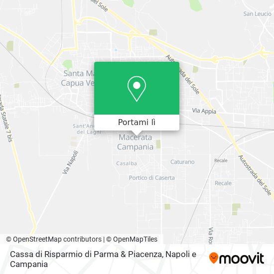 Mappa Cassa di Risparmio di Parma & Piacenza