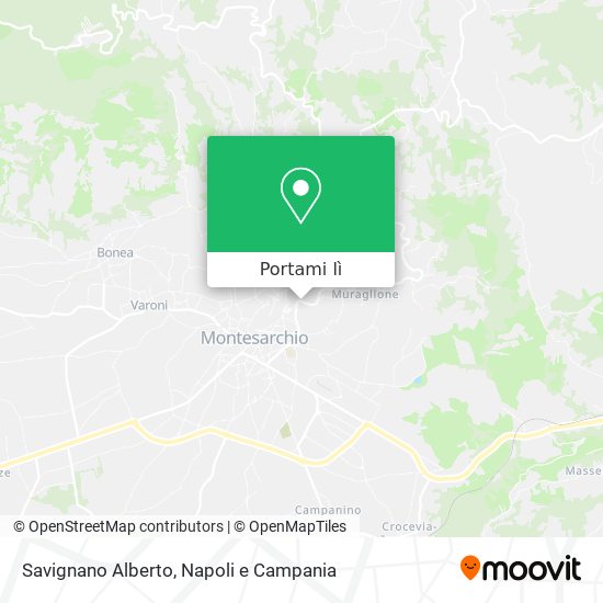 Mappa Savignano Alberto