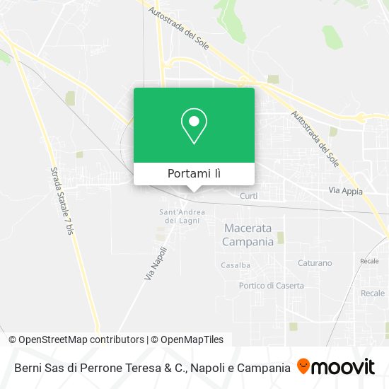 Mappa Berni Sas di Perrone Teresa & C.