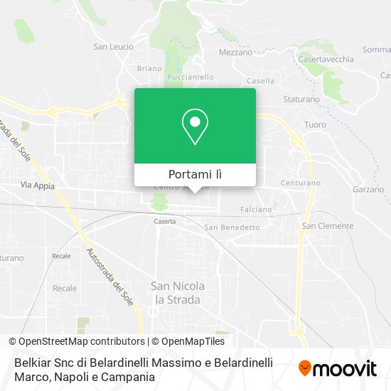 Mappa Belkiar Snc di Belardinelli Massimo e Belardinelli Marco