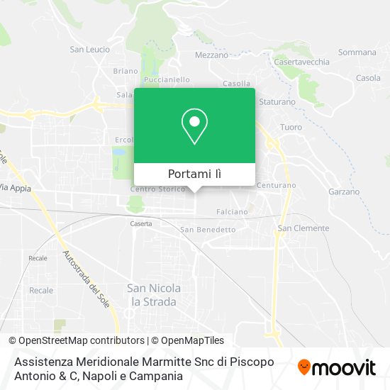 Mappa Assistenza Meridionale Marmitte Snc di Piscopo Antonio & C