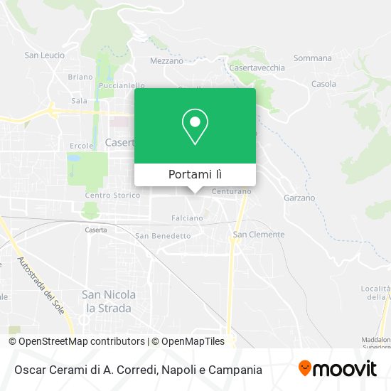 Mappa Oscar Cerami di A. Corredi