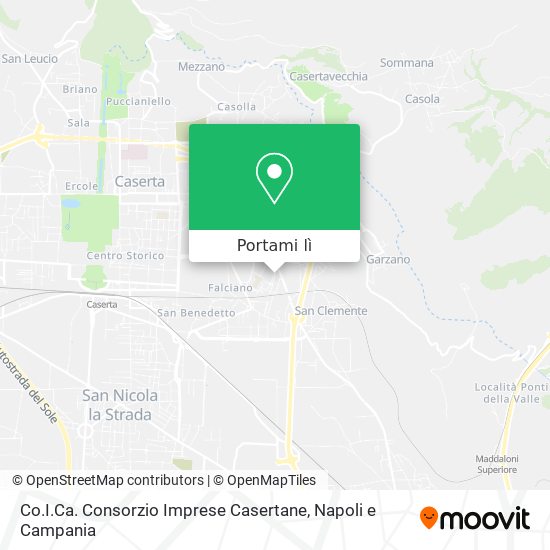 Mappa Co.I.Ca. Consorzio Imprese Casertane