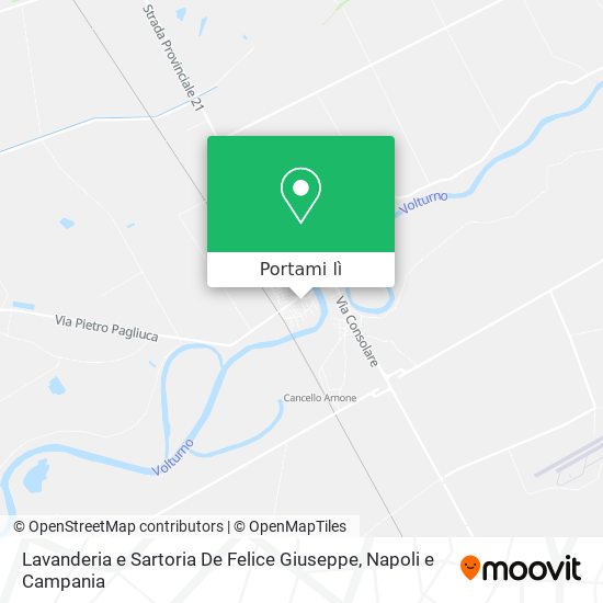 Mappa Lavanderia e Sartoria De Felice Giuseppe
