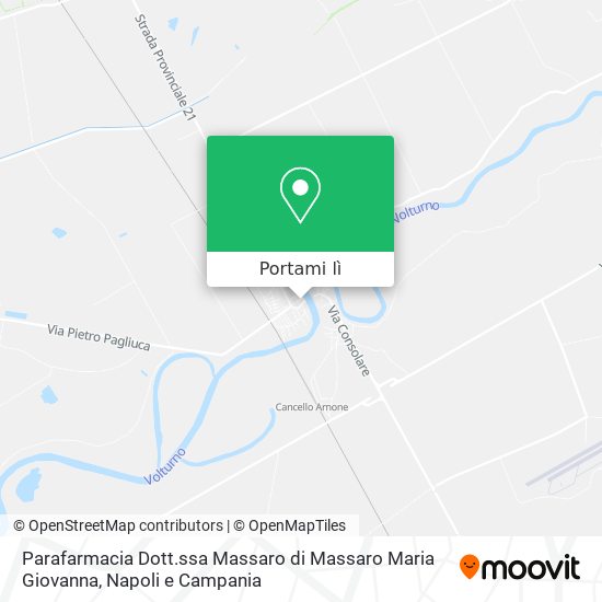Mappa Parafarmacia Dott.ssa Massaro di Massaro Maria Giovanna