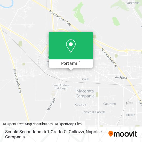 Mappa Scuola Secondaria di 1 Grado C. Gallozzi