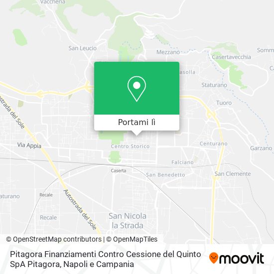 Mappa Pitagora Finanziamenti Contro Cessione del Quinto SpA Pitagora