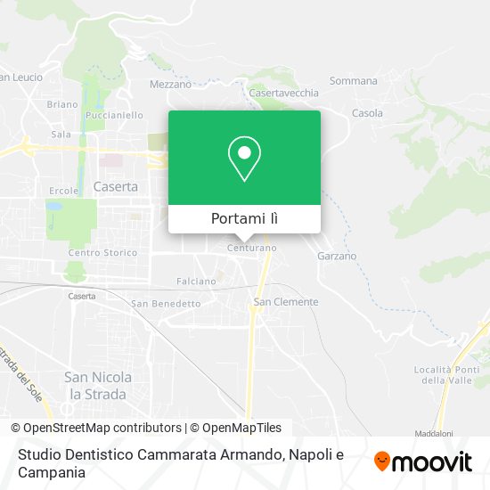 Mappa Studio Dentistico Cammarata Armando