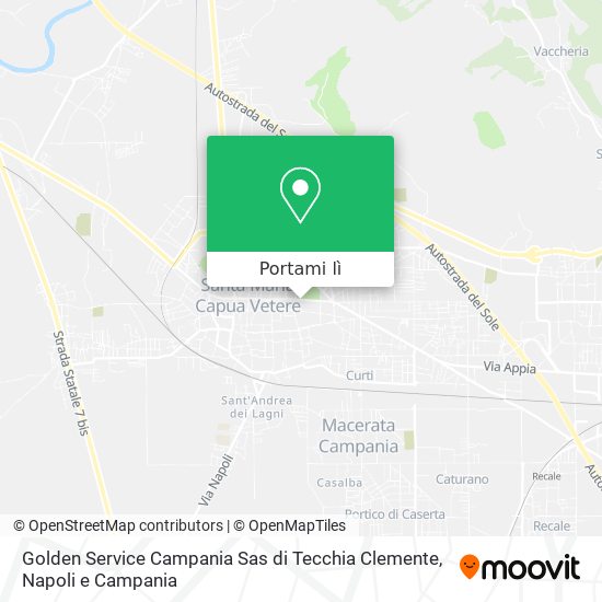 Mappa Golden Service Campania Sas di Tecchia Clemente