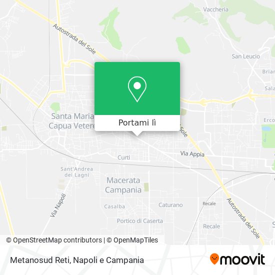 Mappa Metanosud Reti