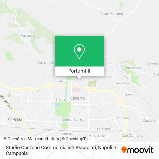 Mappa Studio Canzano Commercialisti Associati