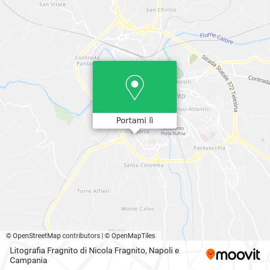 Mappa Litografia Fragnito di Nicola Fragnito