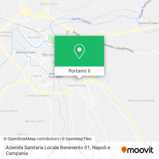 Mappa Azienda Sanitaria Locale Benevento 01
