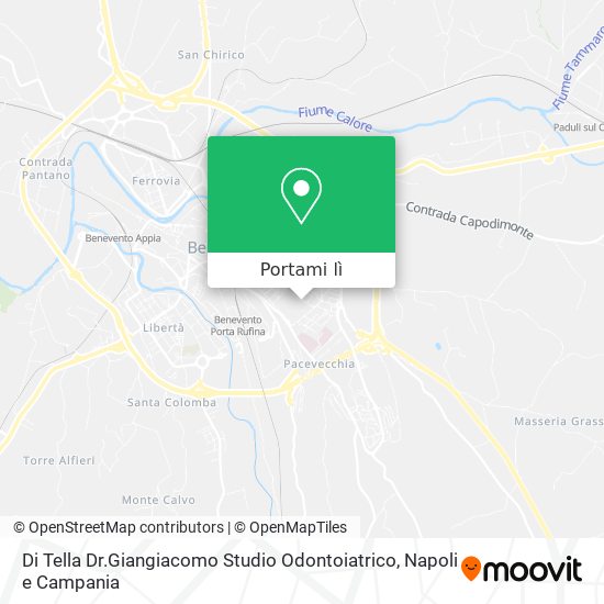 Mappa Di Tella Dr.Giangiacomo Studio Odontoiatrico