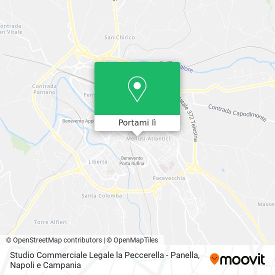 Mappa Studio Commerciale Legale la Peccerella - Panella