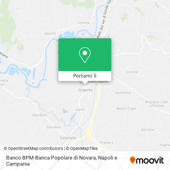 Mappa Banco BPM-Banca Popolare di Novara