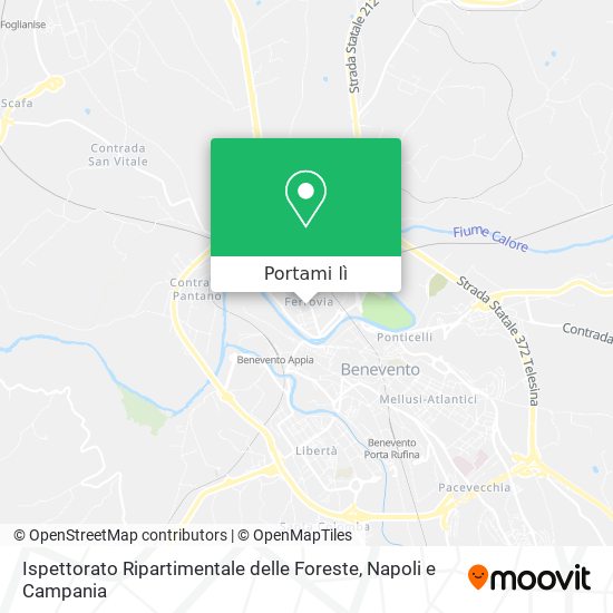 Mappa Ispettorato Ripartimentale delle Foreste