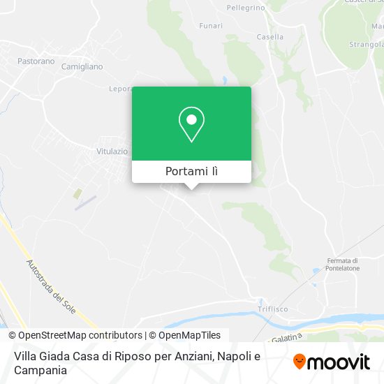 Mappa Villa Giada Casa di Riposo per Anziani