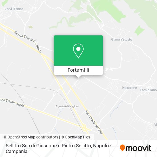 Mappa Sellitto Snc di Giuseppe e Pietro Sellitto