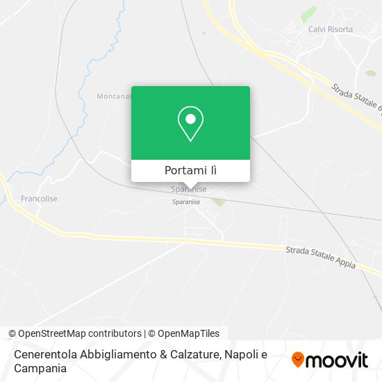 Mappa Cenerentola Abbigliamento & Calzature