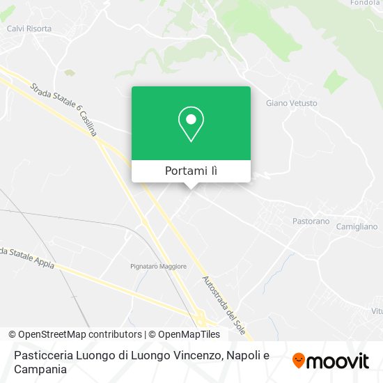 Mappa Pasticceria Luongo di Luongo Vincenzo