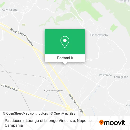 Mappa Pasticceria Luongo di Luongo Vincenzo