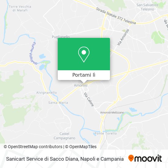 Mappa Sanicart Service di Sacco Diana