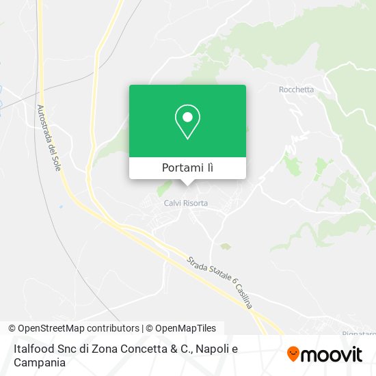 Mappa Italfood Snc di Zona Concetta & C.