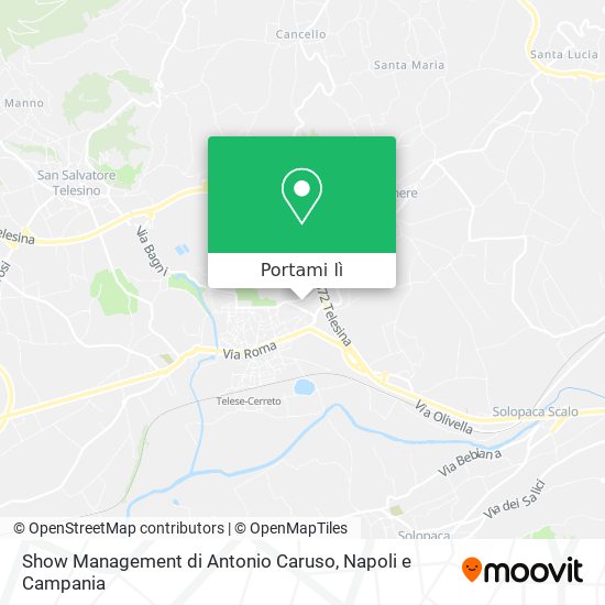 Mappa Show Management di Antonio Caruso