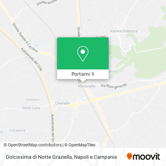 Mappa Dolcissima di Notte Graziella