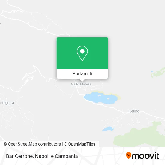 Mappa Bar Cerrone