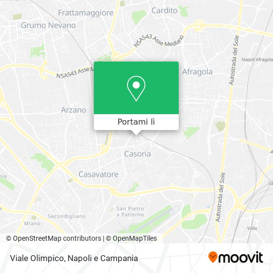 Mappa Viale Olimpico