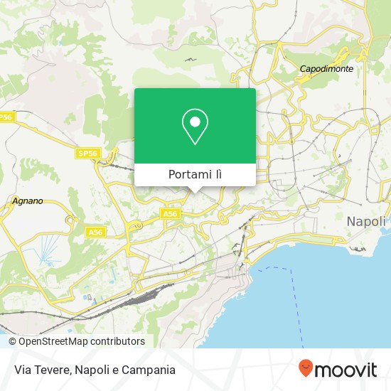 Mappa Via Tevere