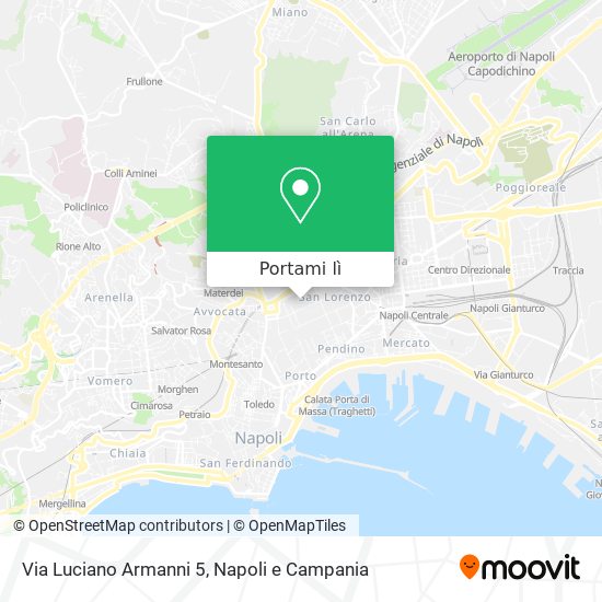 Mappa Via Luciano Armanni 5