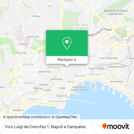 Mappa Vico Luigi de Crecchio 1