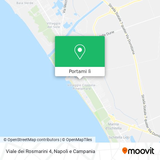 Mappa Viale dei Rosmarini 4