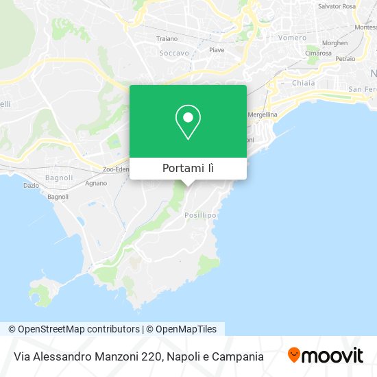 Mappa Via Alessandro Manzoni 220