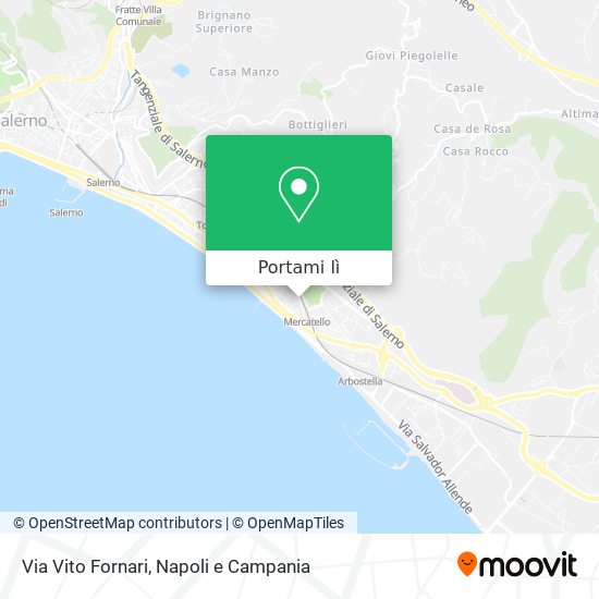 Mappa Via Vito Fornari
