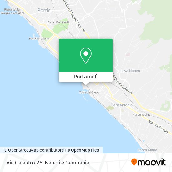 Mappa Via Calastro 25