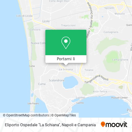 Mappa Eliporto Ospedale "La Schiana"