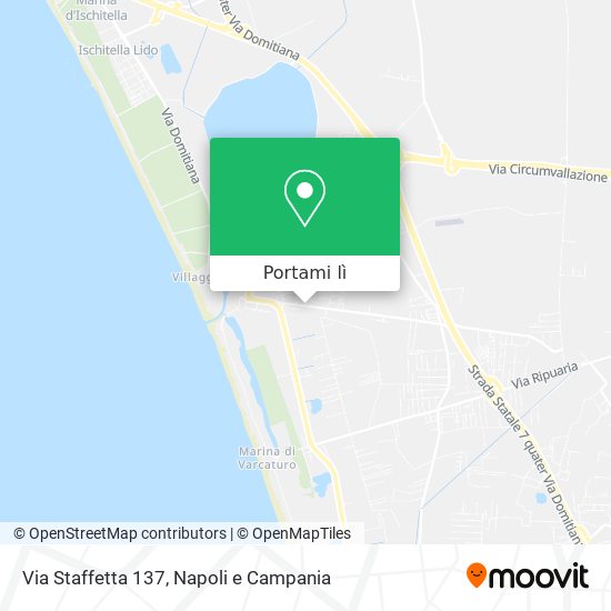 Mappa Via Staffetta 137