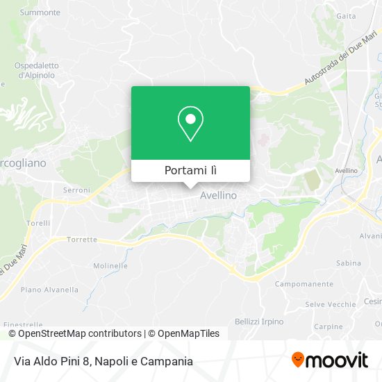 Mappa Via Aldo Pini  8